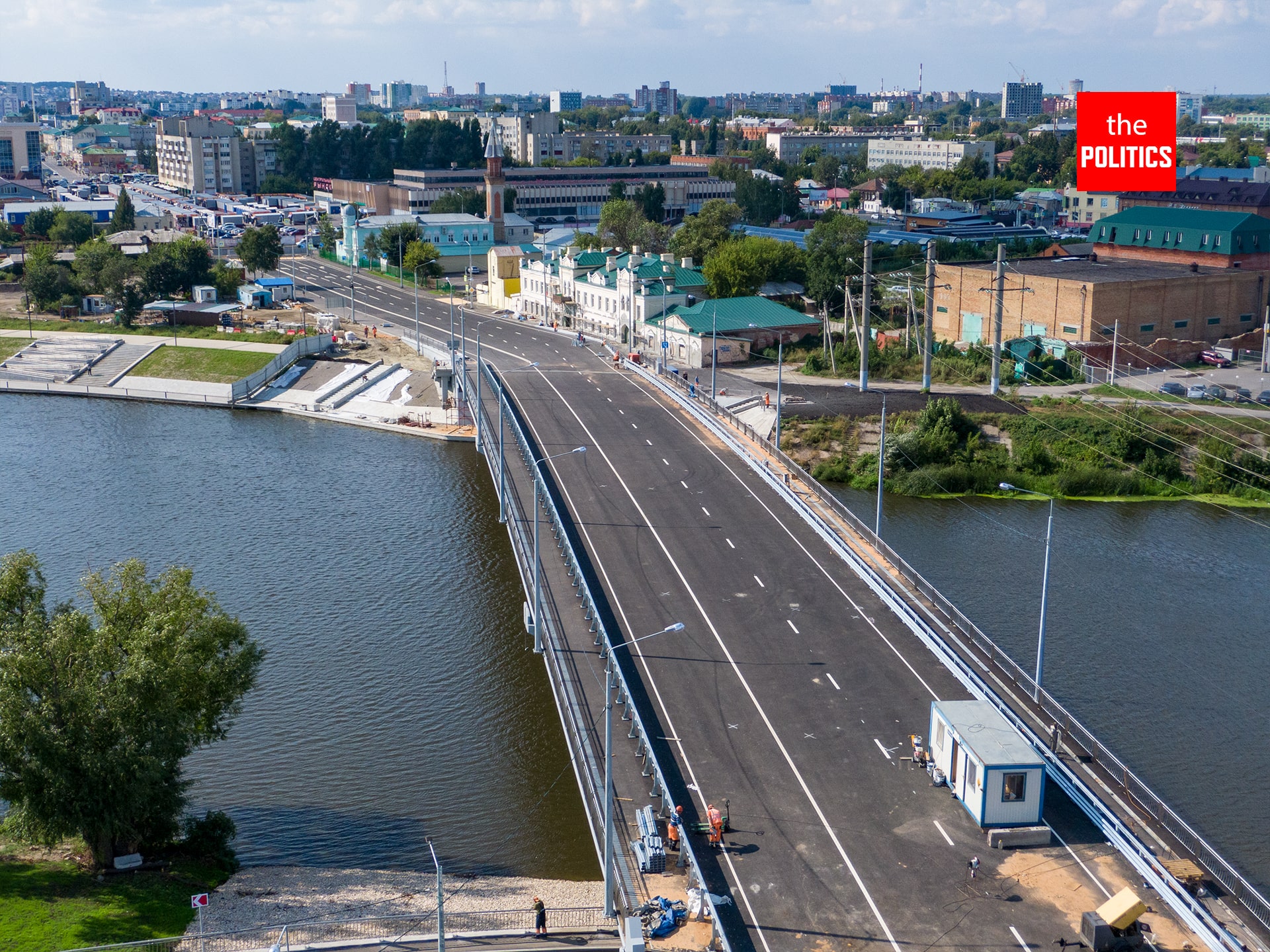 Бакунинский мост после длительной реконструкции