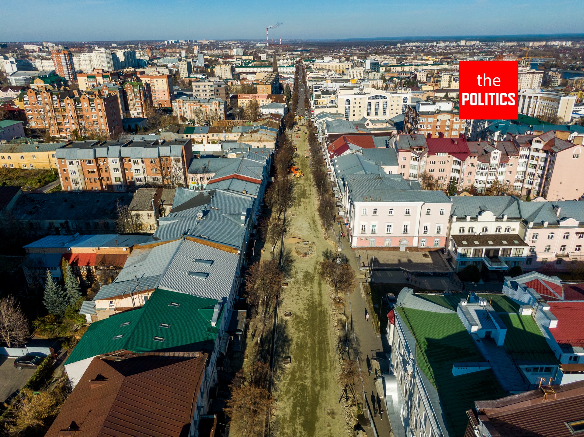 Улица Московская в Пензе обретает новый вид в ходе реконструкции (фоторепортаж)